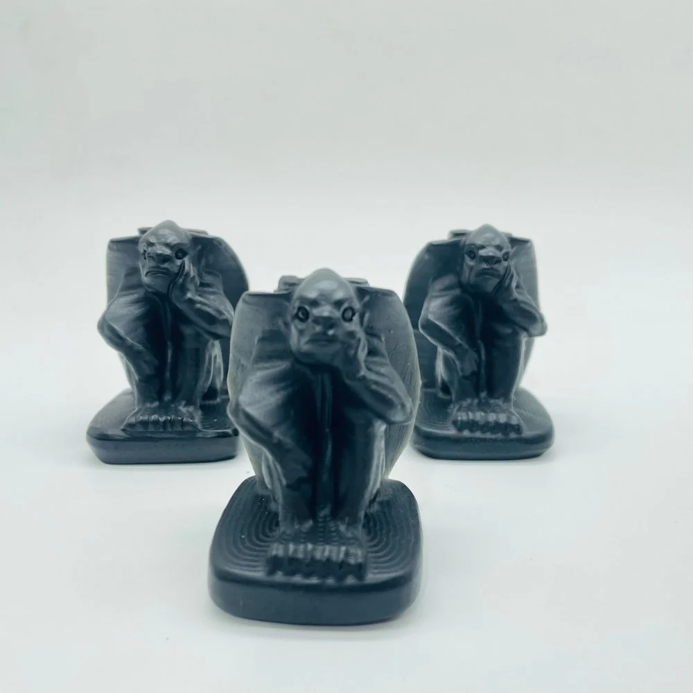 Obsidian Gargoyle Winged Carving Wholesale - Image 3