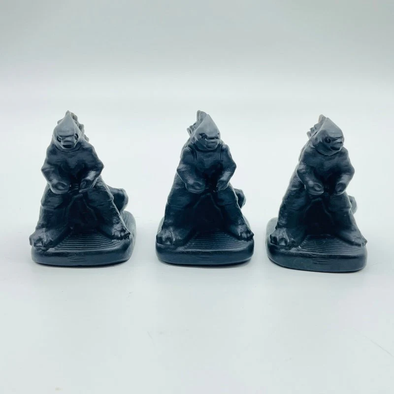 Obsidian Godzilla Dinosaur Carving Wholesale - Image 2