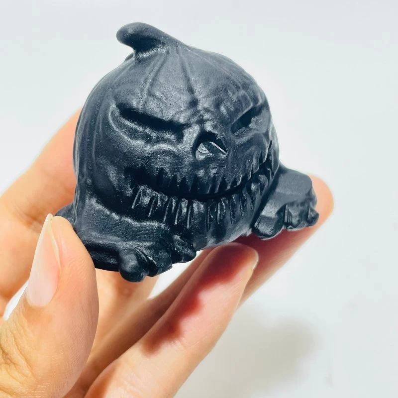 Obsidian Pumpkin Skull Halloween Carving Wholesale - Image 2