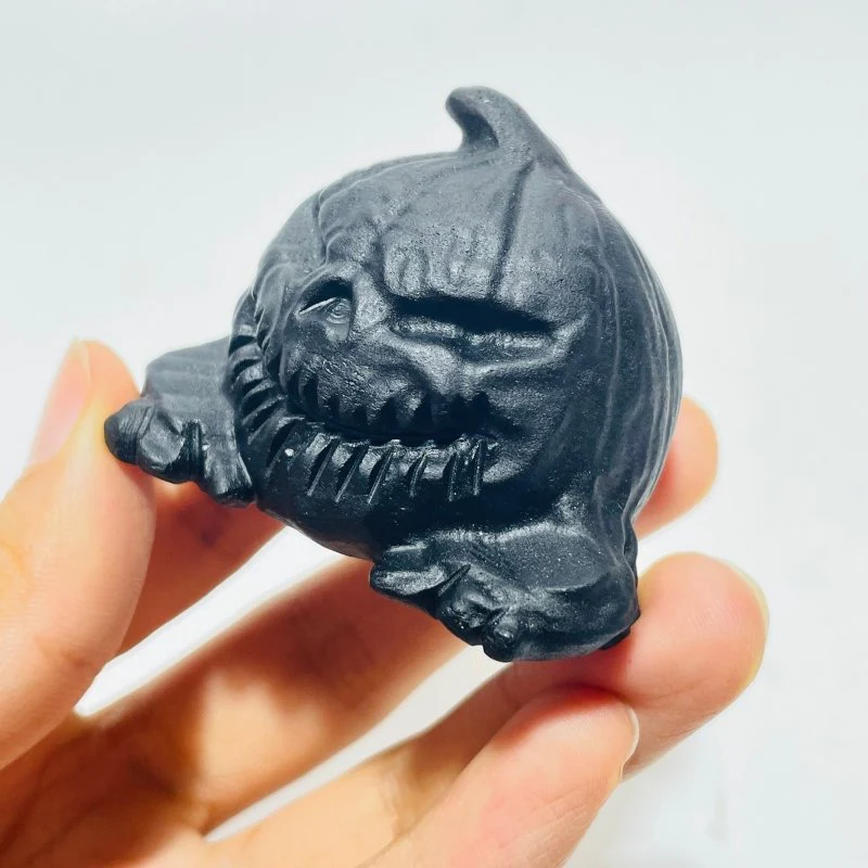 Obsidian Pumpkin Skull Halloween Carving Wholesale - Image 4