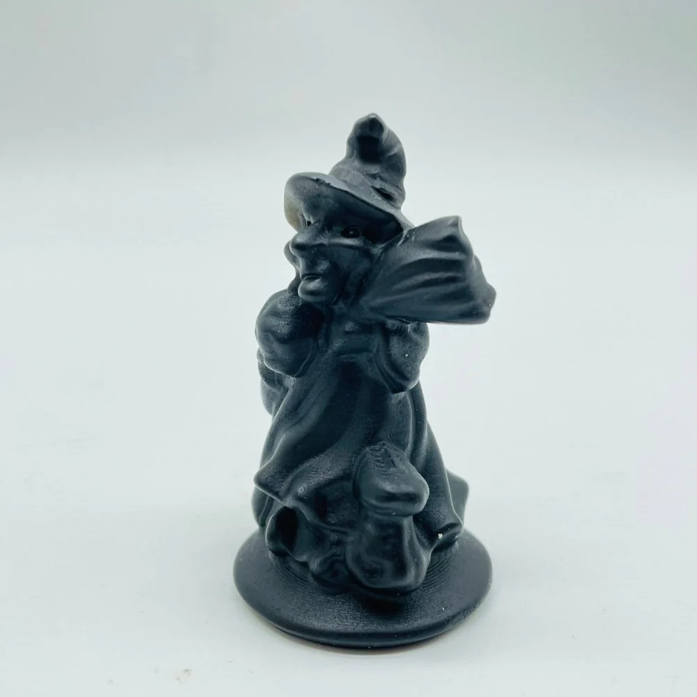 Black Obsidian Witch Carving Wholesale - Image 2