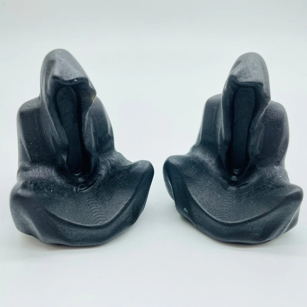 Black Obsidian Halloween Dark Wizard Carving Wholesale - Image 3