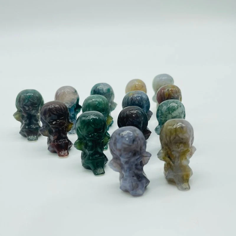 Ocean Jasper Angel Girl Carving Wholesale - Image 3