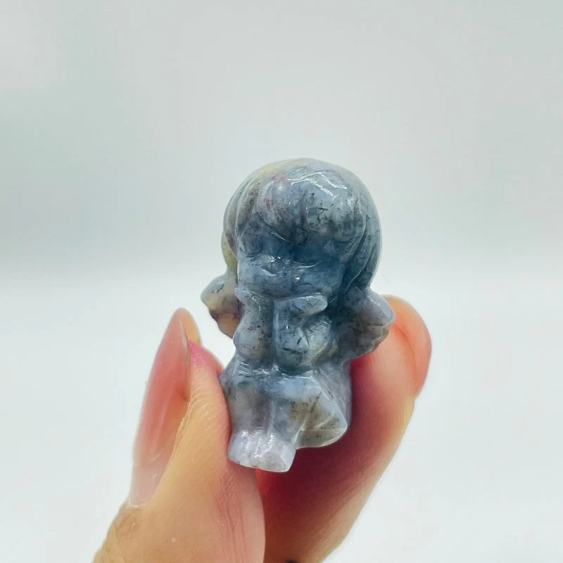 Ocean Jasper Angel Girl Carving Wholesale - Image 5