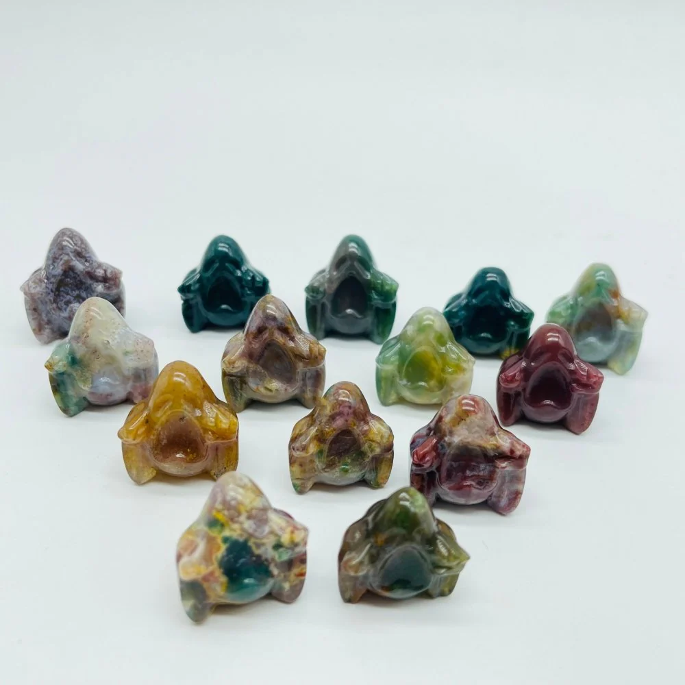 Ocean Jasper Big Mouth Ghost Carving Wholesale - Image 2