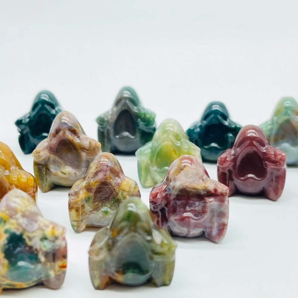Ocean Jasper Big Mouth Ghost Carving Wholesale - Image 4