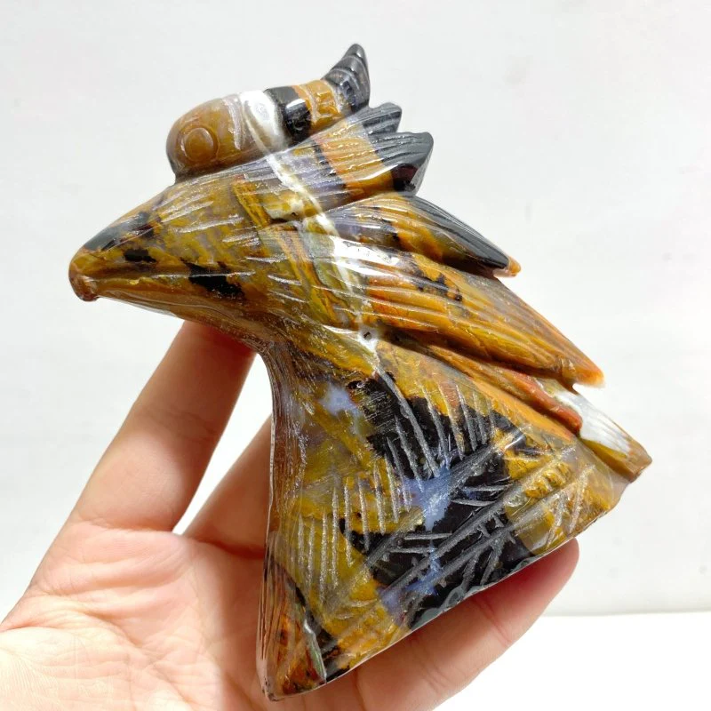 10 Pieces Ocean Jasper Birds Carving Clearance - Image 5