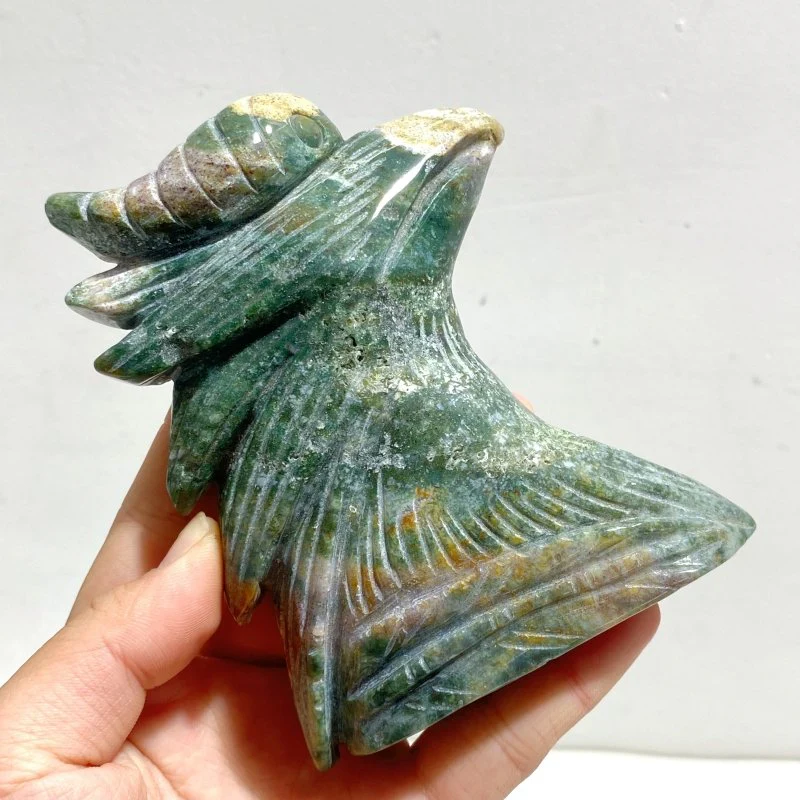 10 Pieces Ocean Jasper Birds Carving Clearance - Image 6