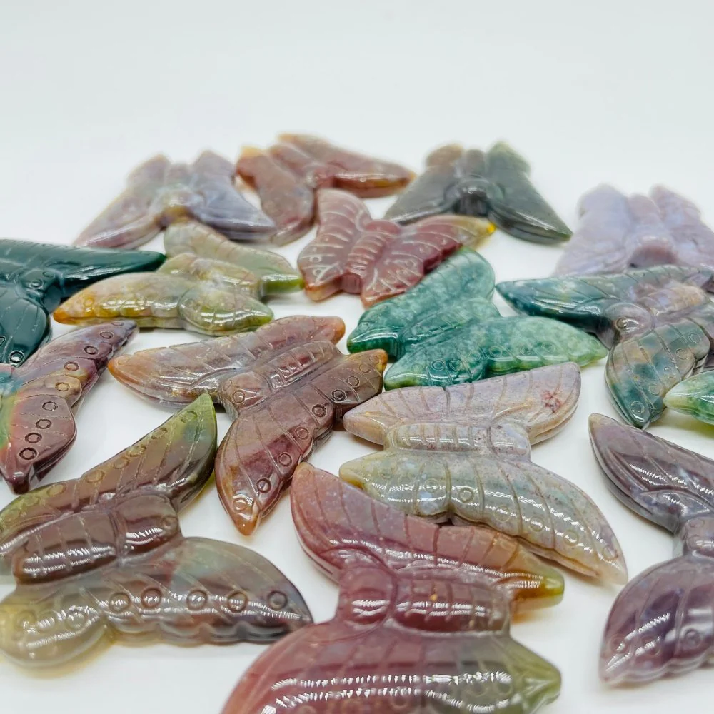 Ocean Jasper Butterfly Carving Animal Wholesale - Image 2