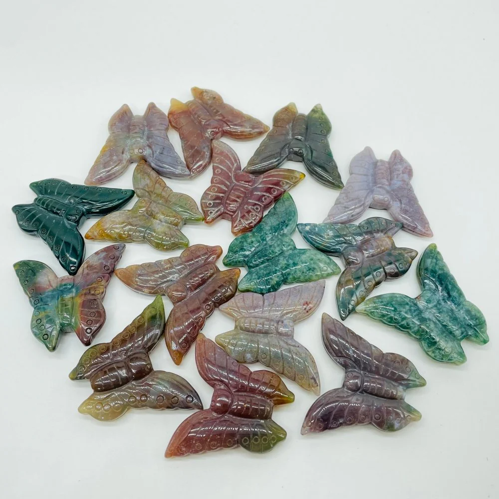 Ocean Jasper Butterfly Carving Animal Wholesale - Image 4