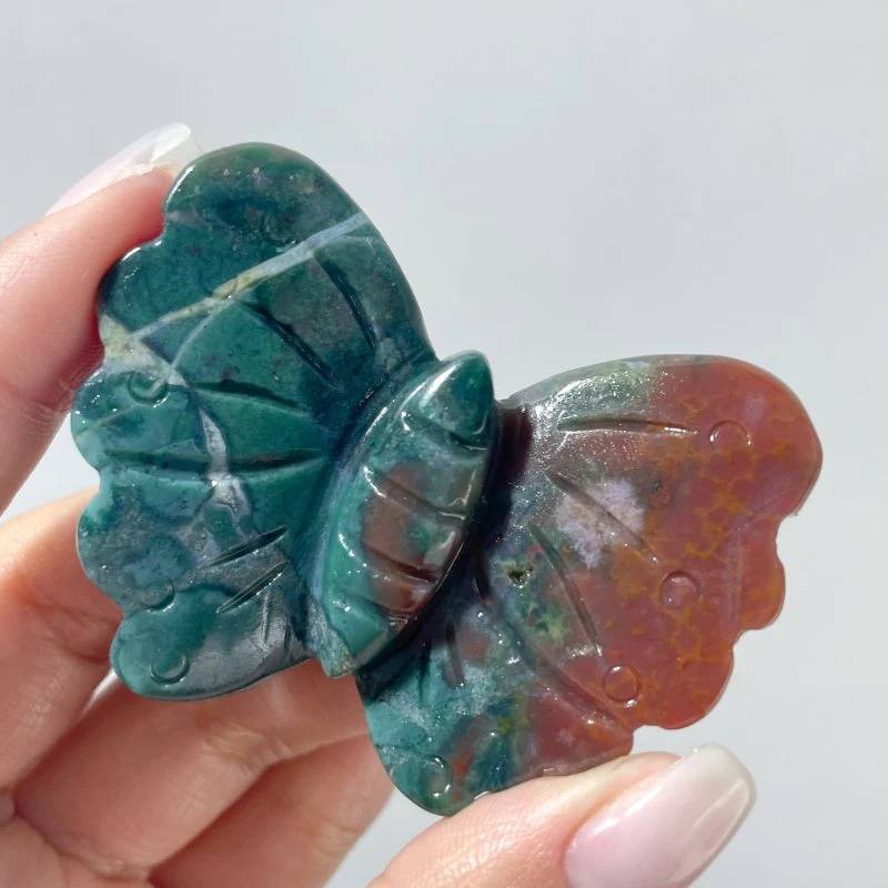 Ocean Jasper Butterfly Carving Wholesale - Image 3