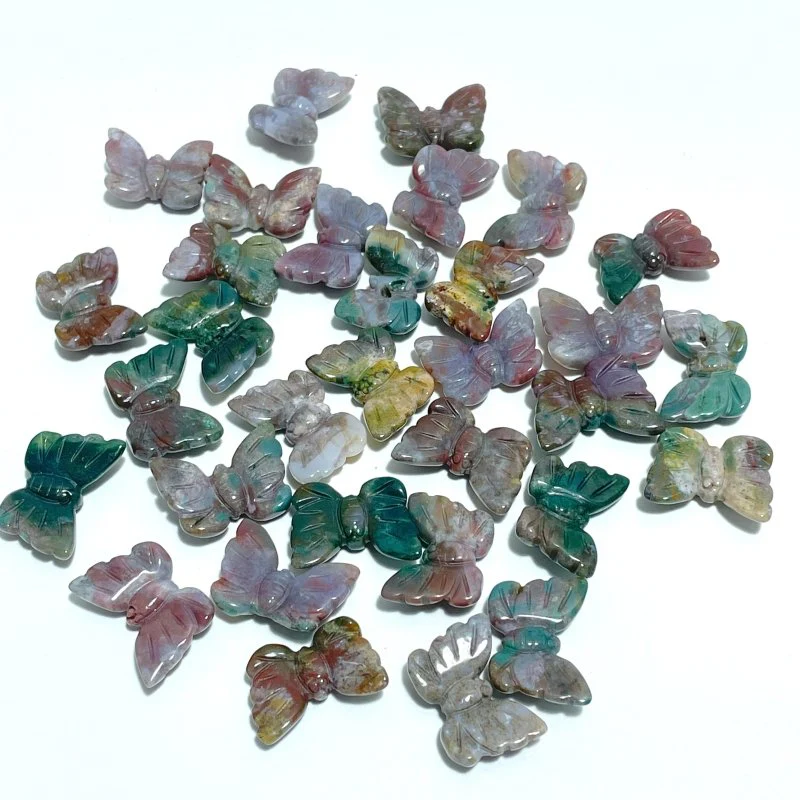 Mini Colorful Ocean Jasper Butterfly Wholesale