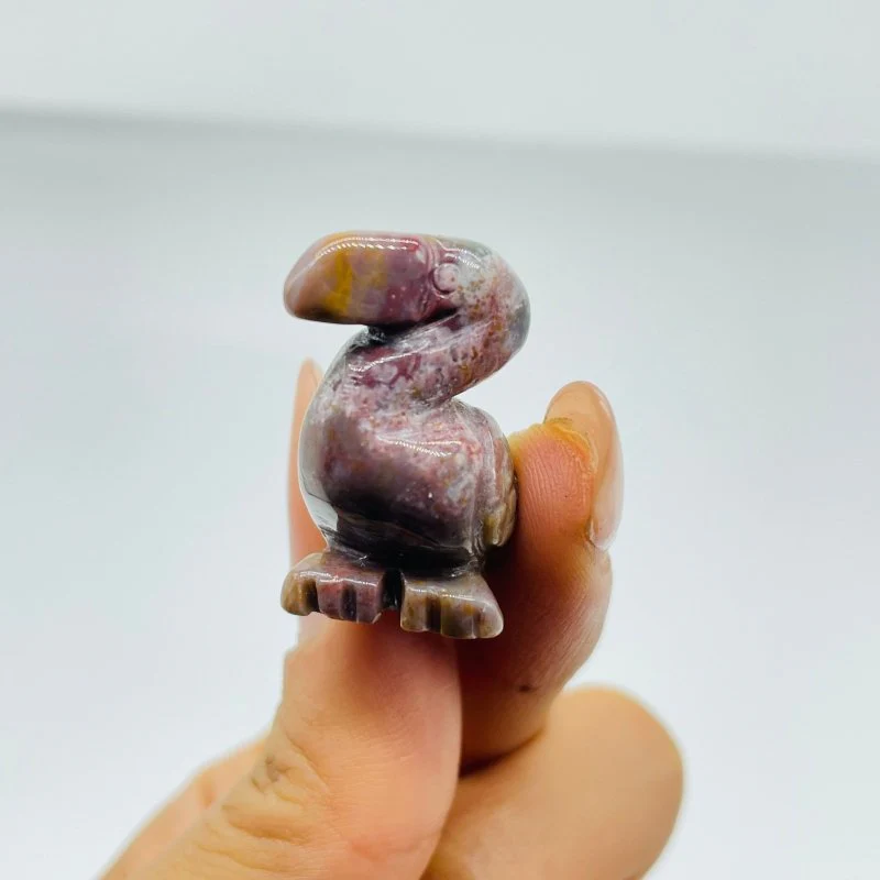Ocean Jasper Flamingos Carving Wholesale - Image 5