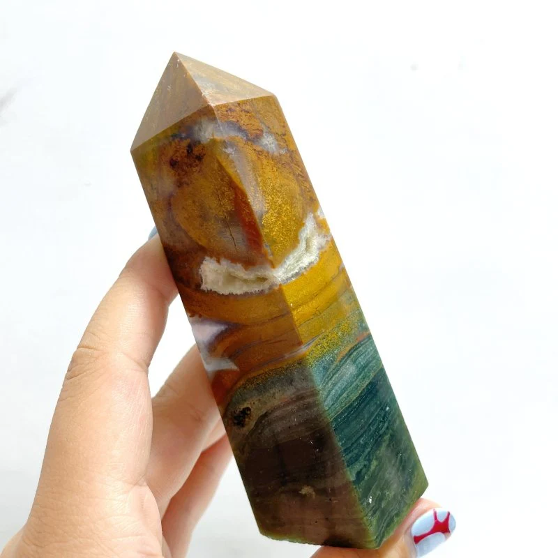 21 Pieces Ocean Jasper Four-sided Point #2 - Image 3