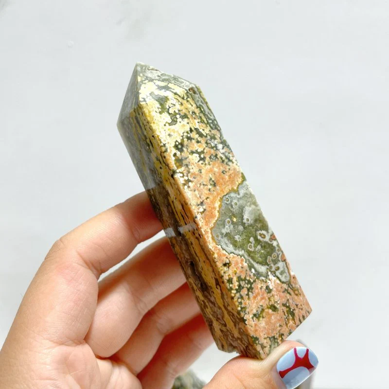23 Pieces Ocean Jasper Four-sided Point #3 - Image 4