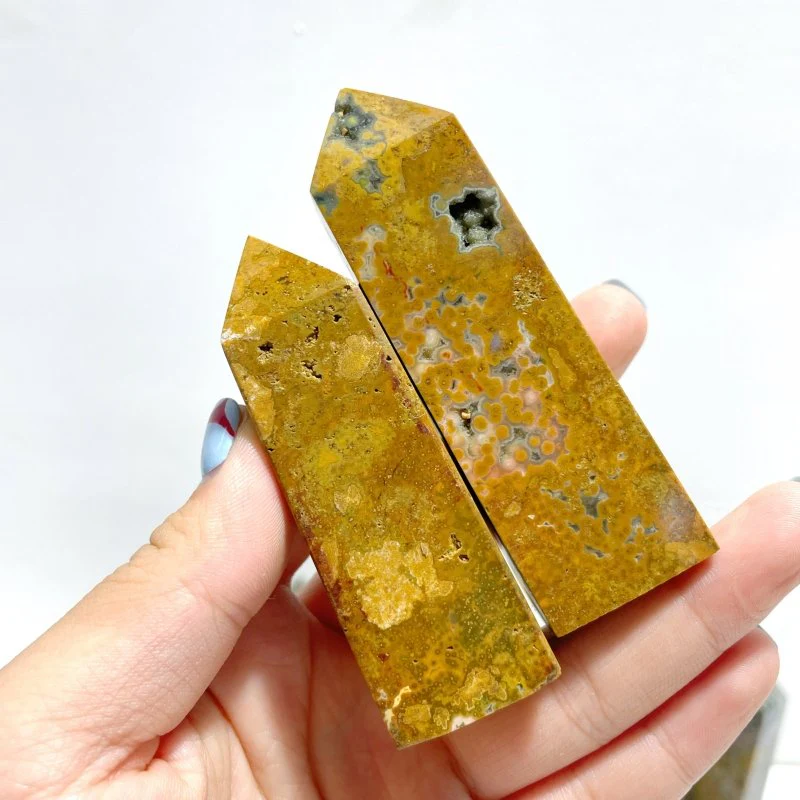 23 Pieces Ocean Jasper Four-sided Point #3 - Image 5