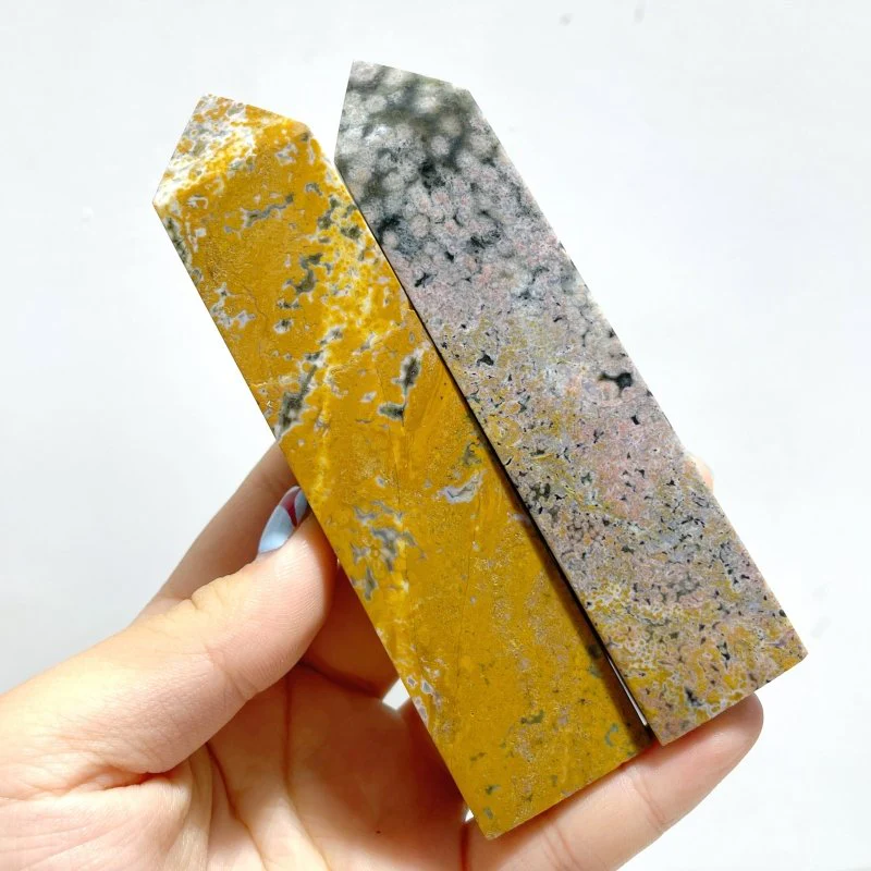 23 Pieces Ocean Jasper Four-sided Point #3 - Image 7