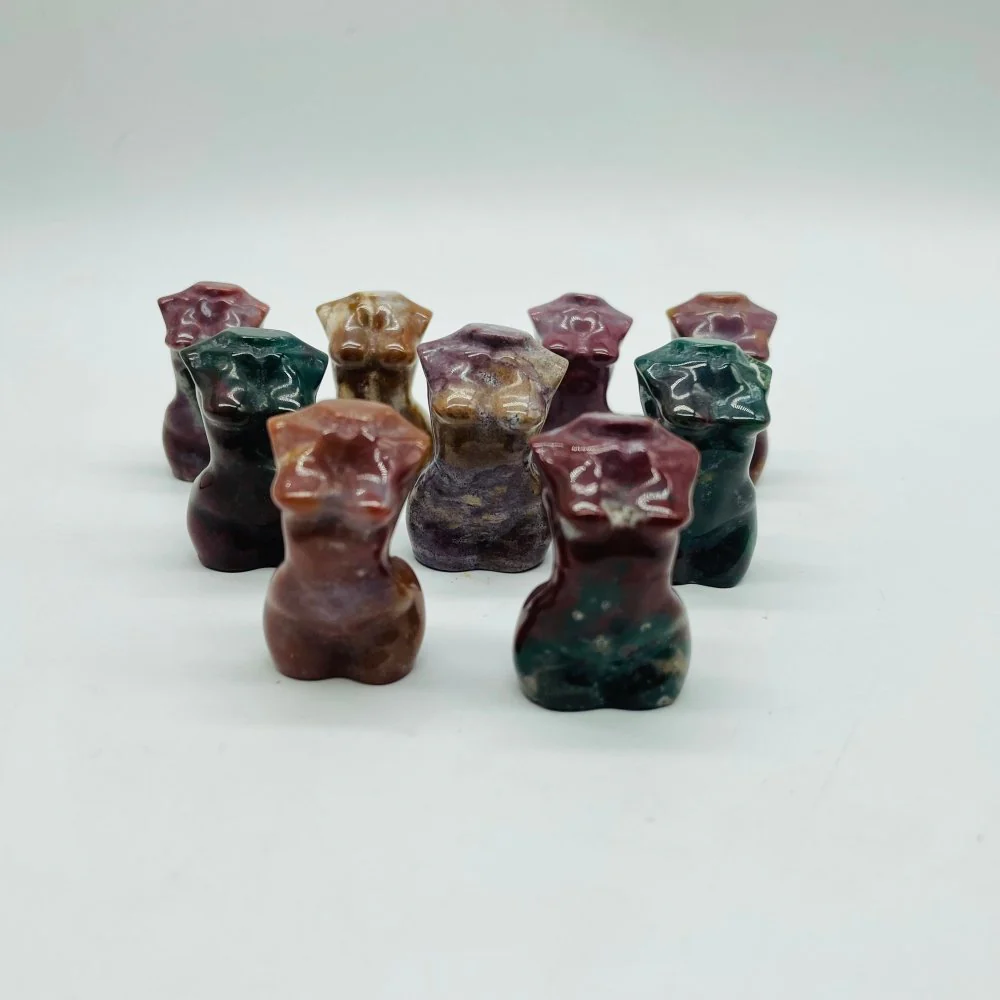 Ocean Jasper Goddess Carving Wholesale - Image 4