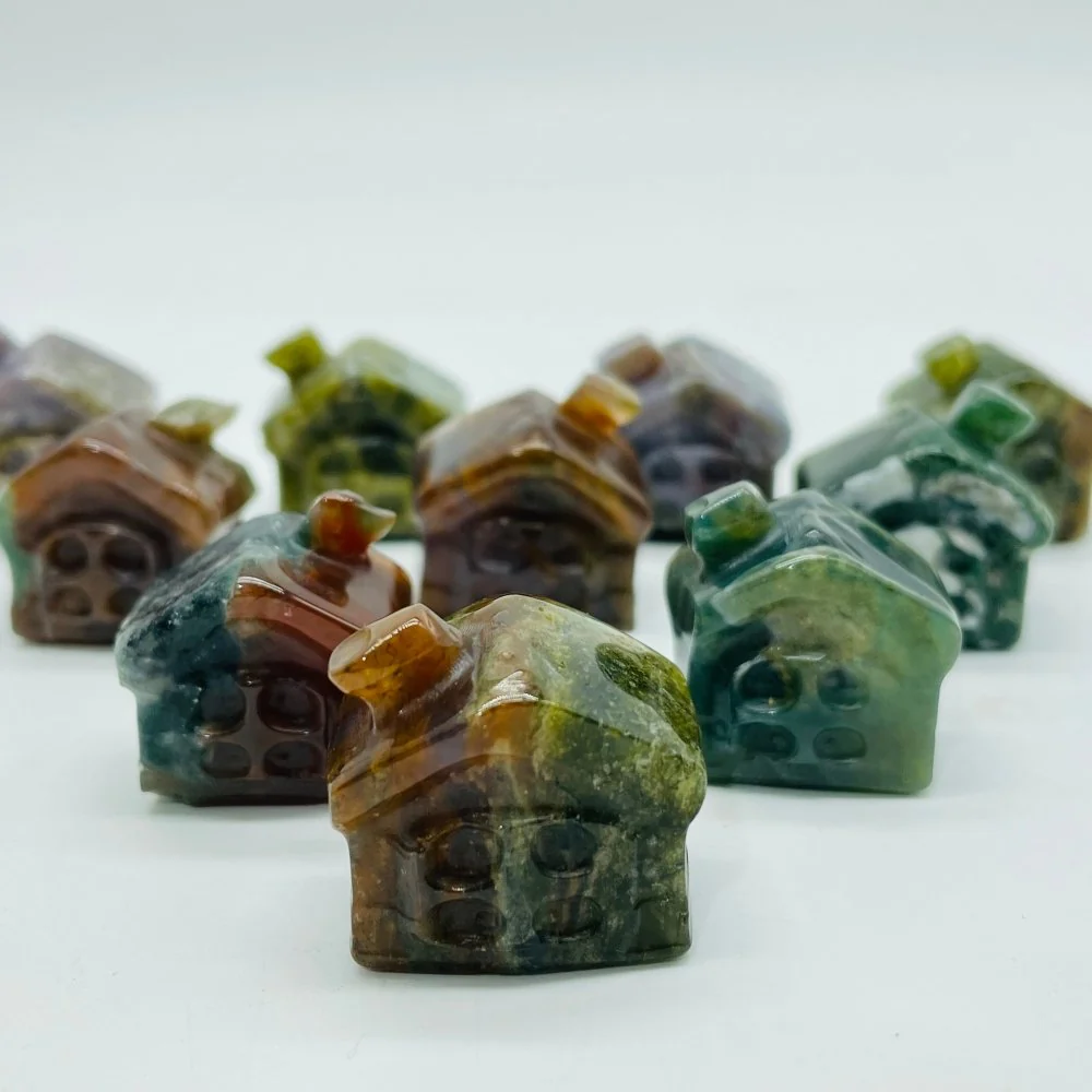 Ocean Jasper House Carving Wholesale - Image 2