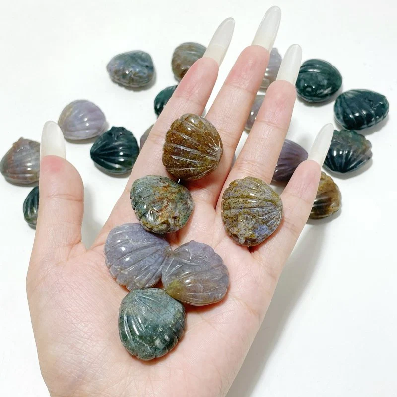 Ocean Jasper Shell Carving Wholesale - Image 3