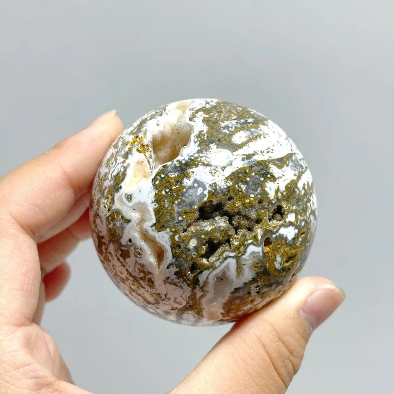 17 Pieces 6th Vein Ocean Jasper Spheres Balls - Image 2