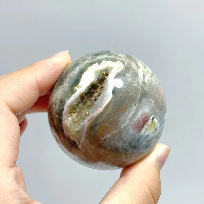 17 Pieces 6th Vein Ocean Jasper Spheres Balls - Image 3