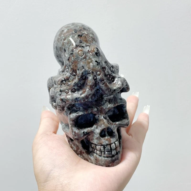 Octopus Skull Carving Wholesale Yooperlite - Image 3
