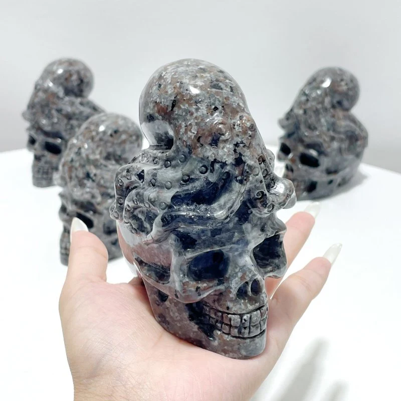 Octopus Skull Carving Wholesale Yooperlite - Image 5