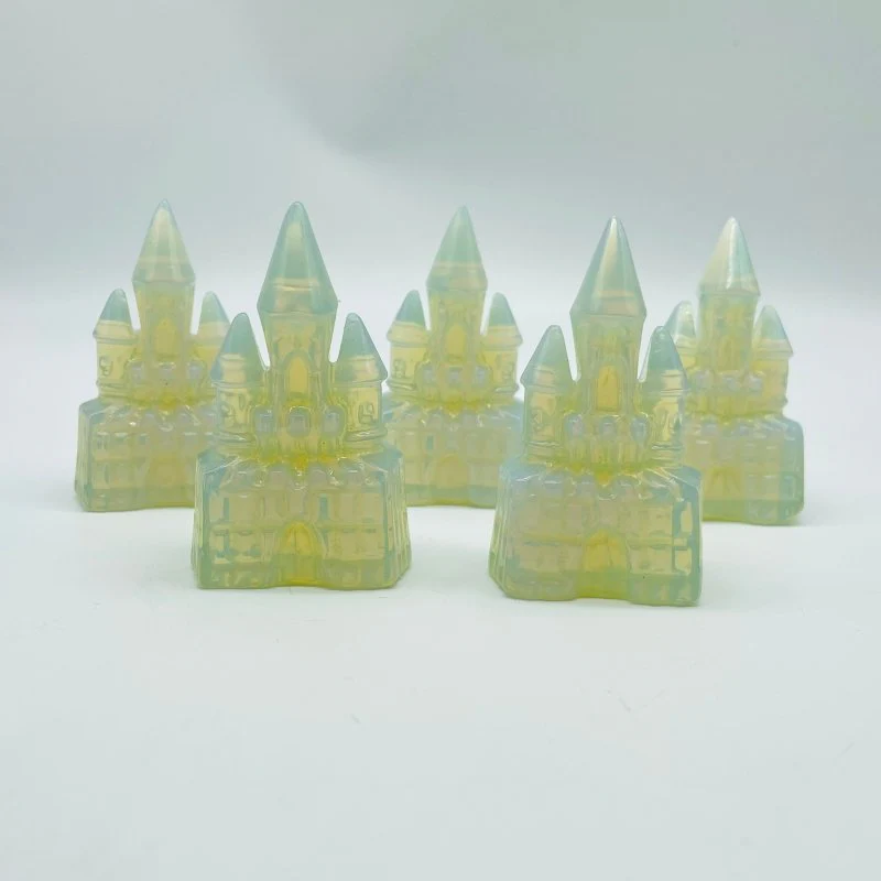 Opalite Castle Carving Wholesale - Image 2