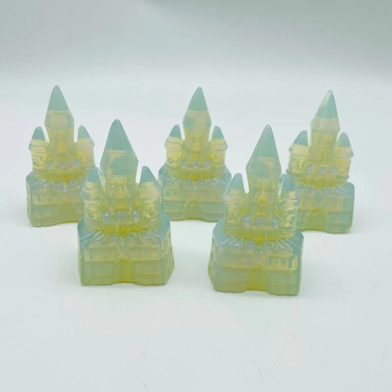Opalite Castle Carving Wholesale - Image 3