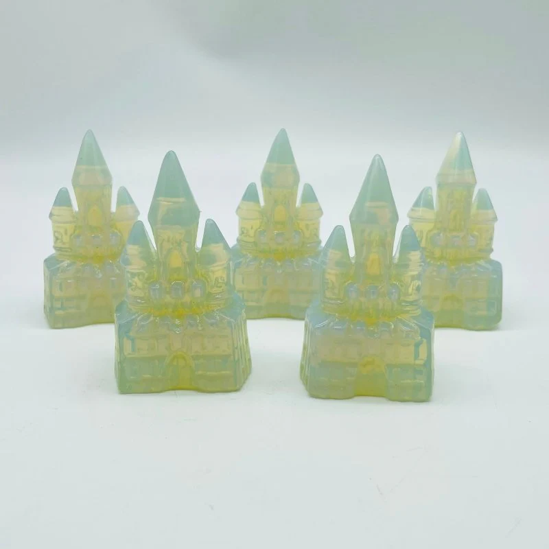 Opalite Castle Carving Wholesale - Image 4