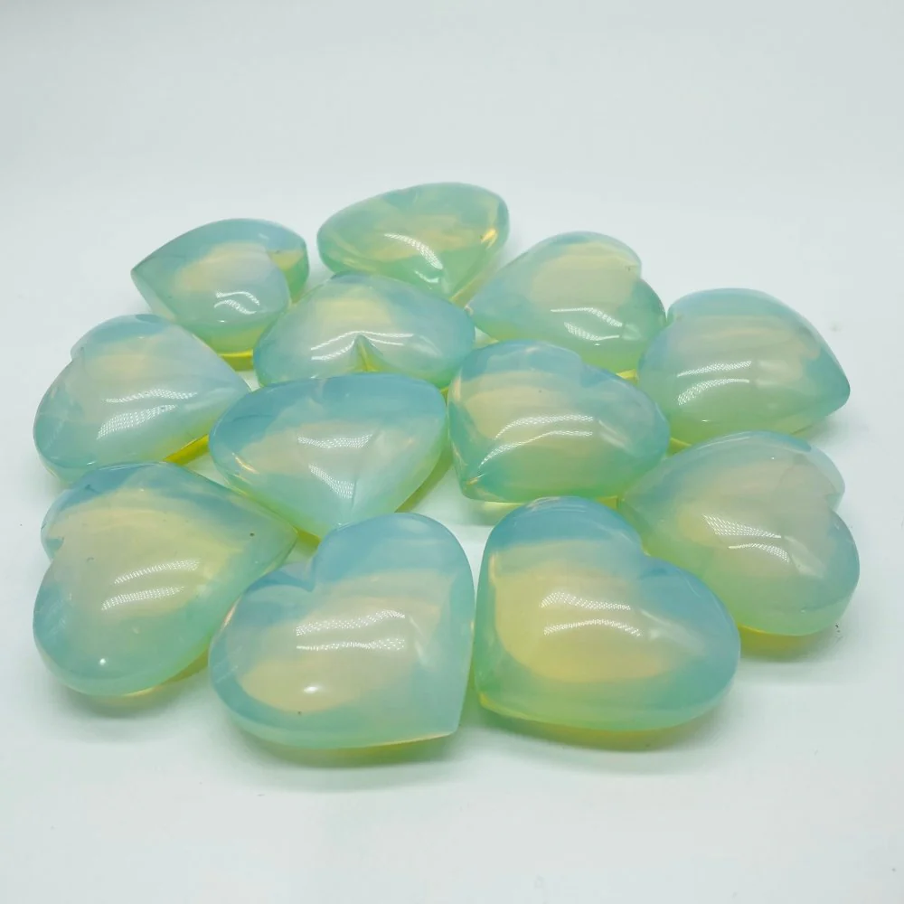Opalite Heart Stone Wholesale - Image 2