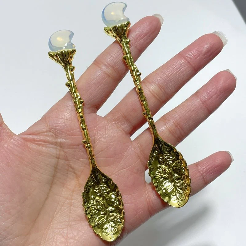 Opalite Mini Moon Coffee Spoon Wholesale - Image 4