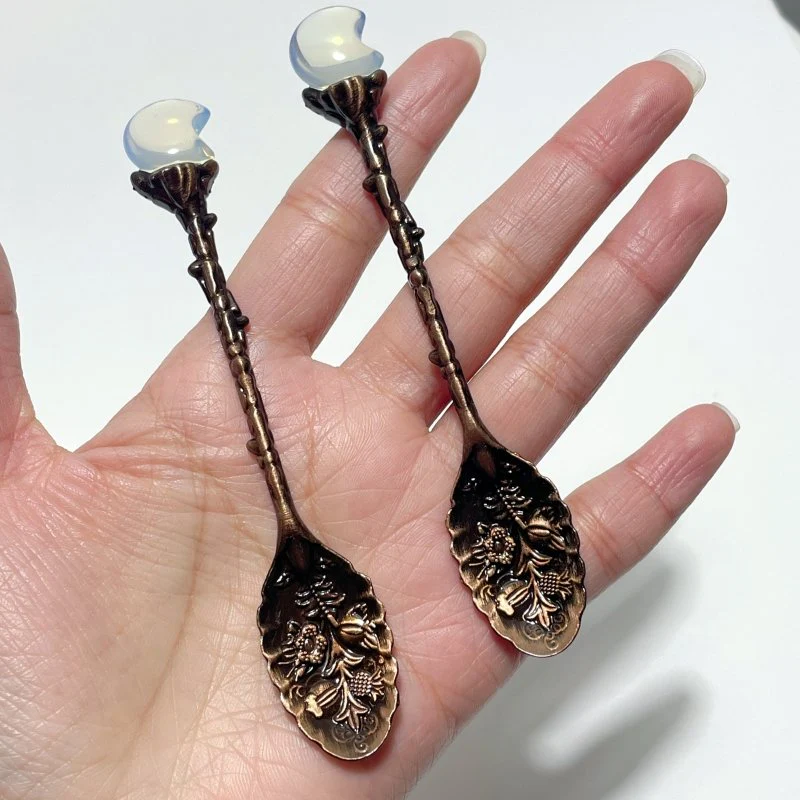 Opalite Mini Moon Coffee Spoon Wholesale - Image 6