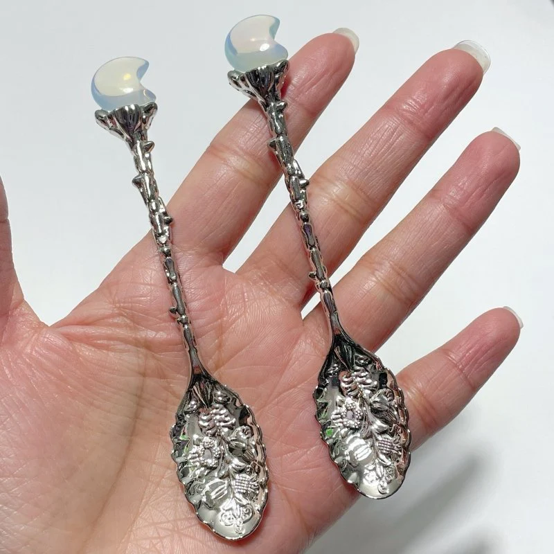 Opalite Mini Moon Coffee Spoon Wholesale - Image 8