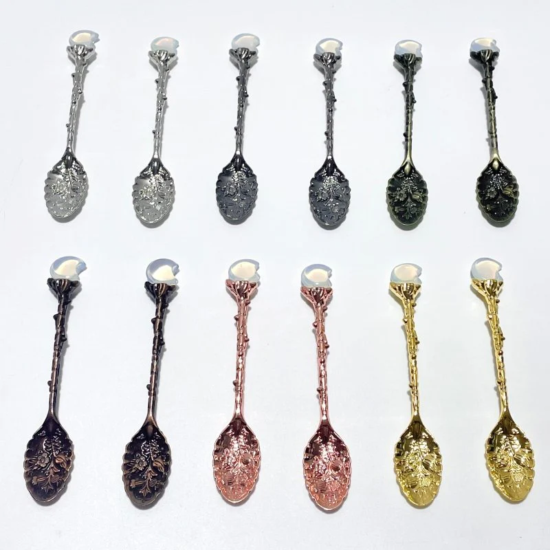 Opalite Mini Moon Coffee Spoon Wholesale - Image 9
