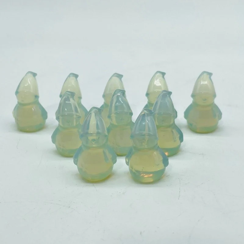 Opalite Snowman Carving Wholesale