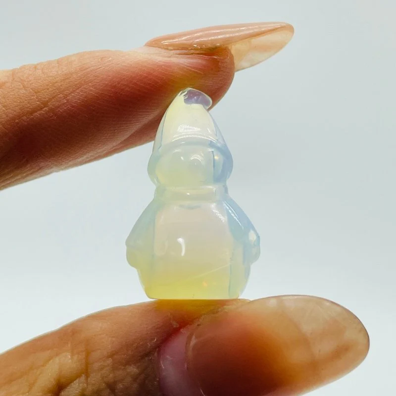 Opalite Snowman Carving Wholesale - Image 2