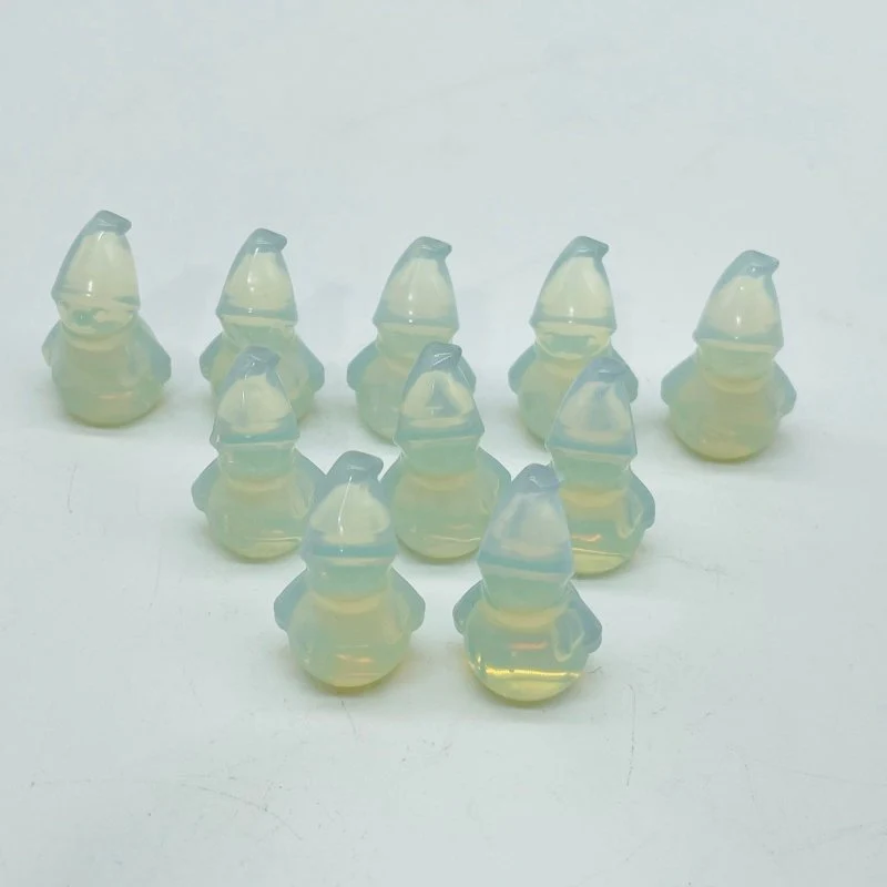 Opalite Snowman Carving Wholesale - Image 3