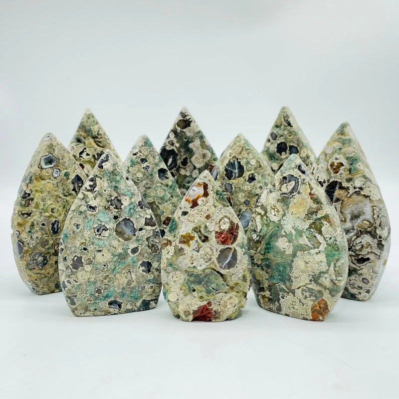 Rain Forest Jasper Arrow Head Shape Wholesale - Image 4