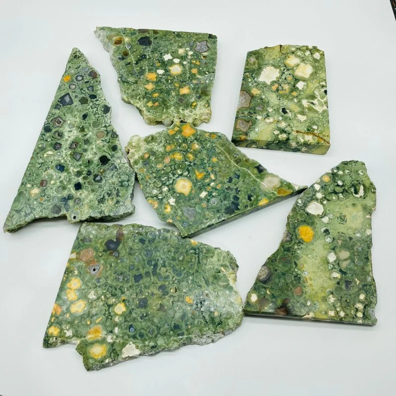 Large Peacock Eye Rain Forest Jasper Slab Wholesale