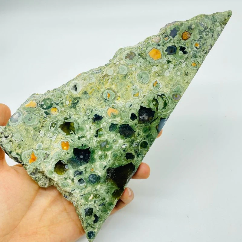 Large Peacock Eye Rain Forest Jasper Slab Wholesale - Image 2