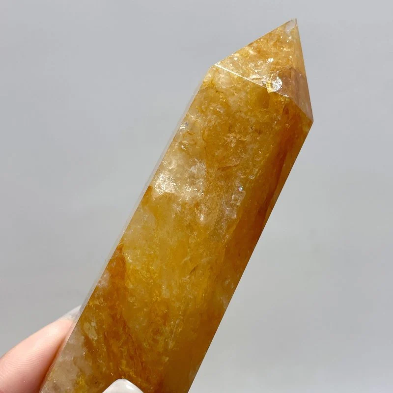53 Pieces High Quality Fat Golden Hematiod Quartz Tower Points Fire Quartz - Image 4