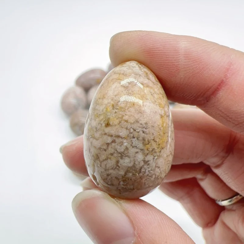 Pink Agate Egg Wholesale - Image 4