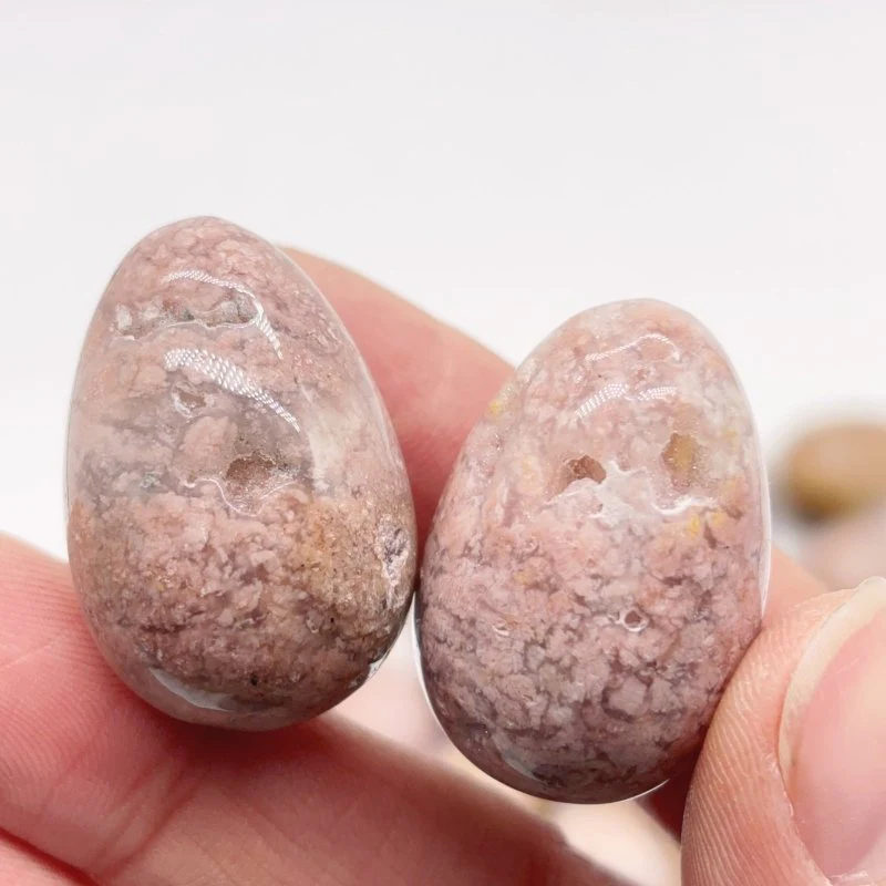 Pink Agate Egg Wholesale - Image 5