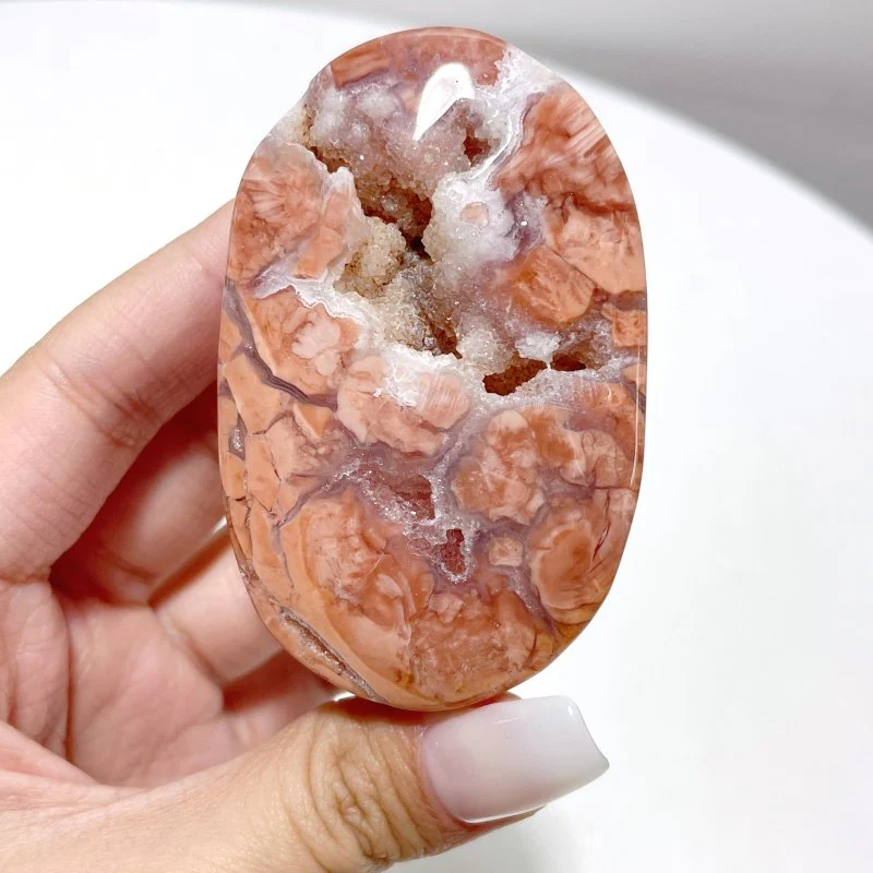 Beautiful Pink Agate Palm Wholesale - Image 5