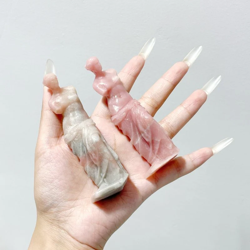Pink Opal Venus De Milo Carving Wholesale - Image 4
