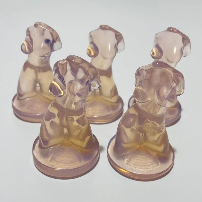 Pink Opalite Goddess Carving Crystals Wholesale - Image 2