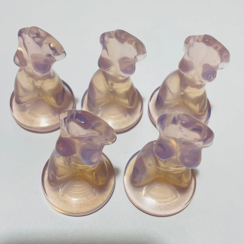 Pink Opalite Goddess Carving Crystals Wholesale - Image 3