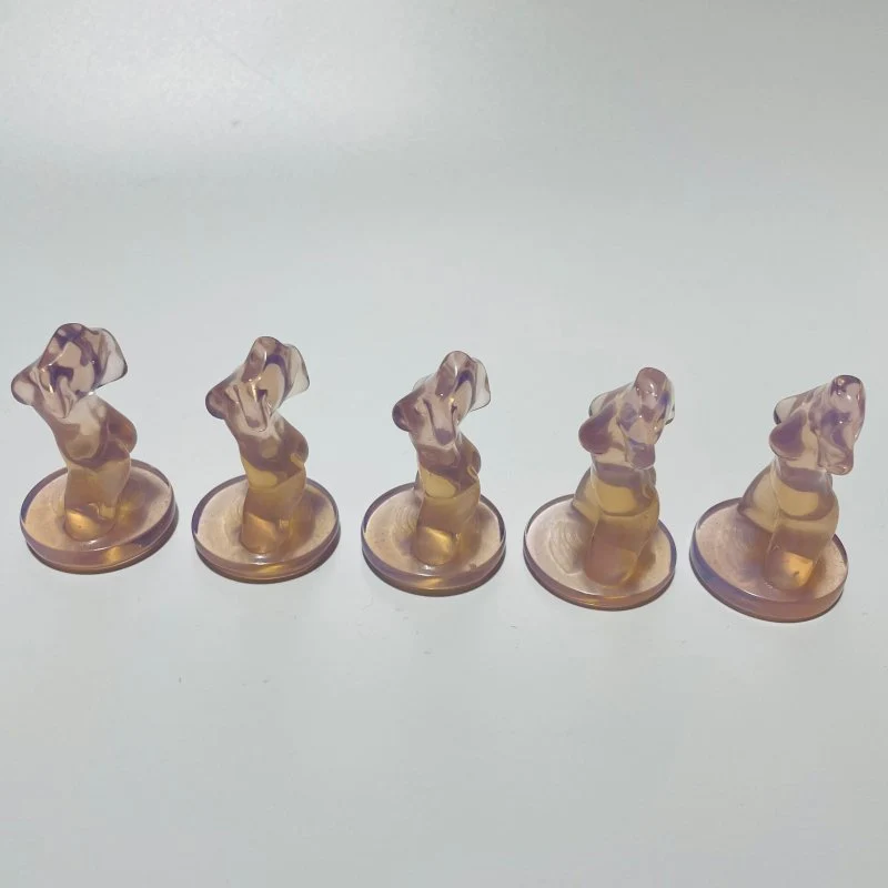 Pink Opalite Goddess Carving Crystals Wholesale - Image 4